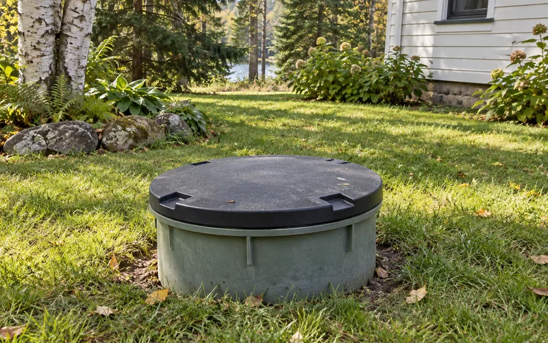 Holding tank service at a rural property