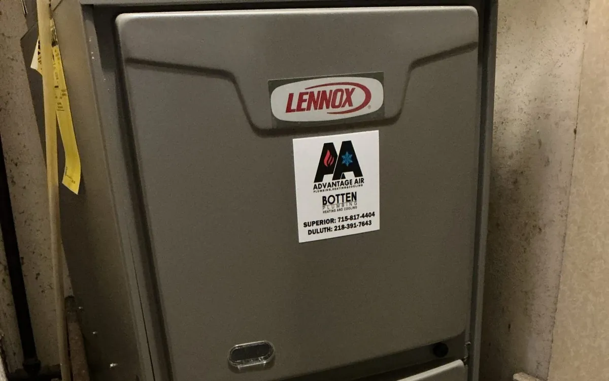 Furnace install by Advantage Air